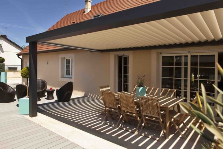 aluminum pergola